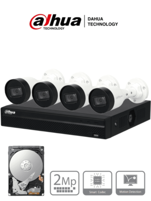DAHUA KITNVR1104HS-P+4C1TB