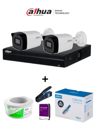 Bundle NVR+2BulletIP -Compra 1 NVR NVR1104HS-P-S3