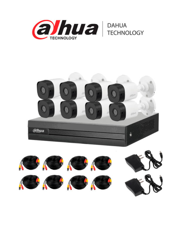 DAHUA-KITXVR1B08--I+8-B1A21--Kit-8-Canales-2-Megapixeles-imagen-principal DAHUA KITXVR1B08- I+8-B1A21