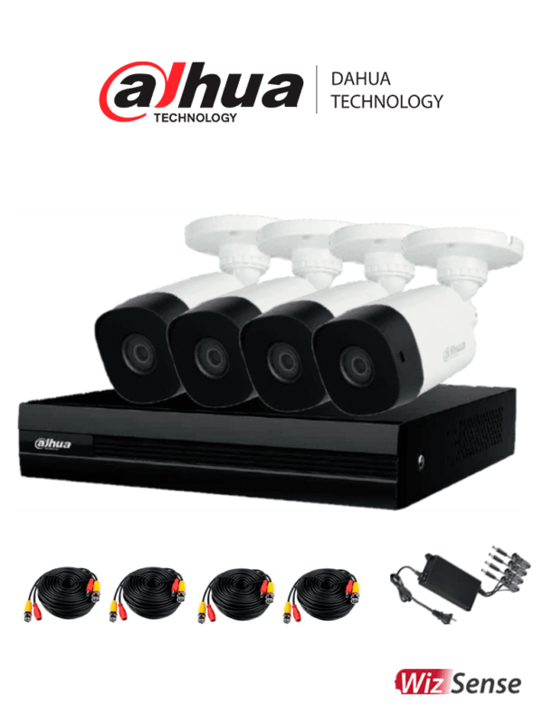 Kit-de-videovigilancia-completo-marca-Dahua-KITXVR1B08-I-2MP4CP DAHUA KITXVR1B08-I-2MP4CP